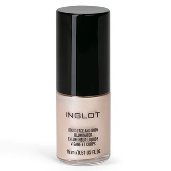 Рідкий хайлайтер Inglot Amc Face And Body Illuminator №70 15мл сріблястий