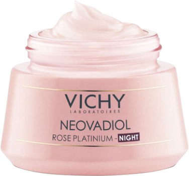 Krem Vichy Neovadiol Rose Platinum Ni rozjaśniający na noc dla dojrzałej skóry 50 ml (3337875646796)