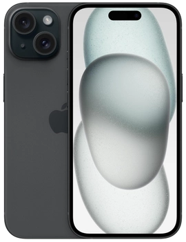 Smartfon Apple iPhone 15 128GB Black (MTP03)