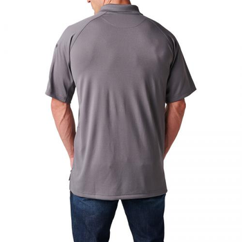 Футболка поло тактична з коротким рукавом 5.11 Tactical Performance Polo - Short Sleeve, Synthetic Knit Storm XL