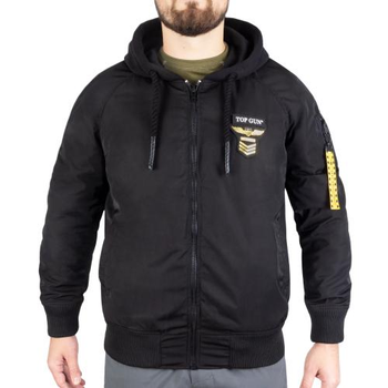 Куртка демісезонна Sturm Mil-Tec Flight Jacket Top Gun The Flying Legend Black XL