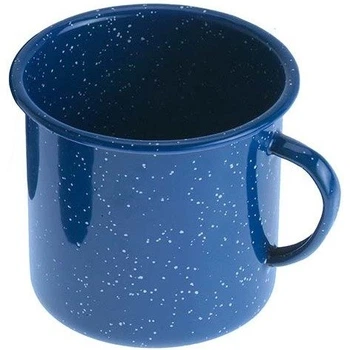 Кружка тактическая Mil-Tec эмалированная ретро стиль Western Cup 680 мл Blue 14609100-680