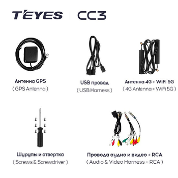 Набор для Teyes CC3 и универсальных андроидных магнитол