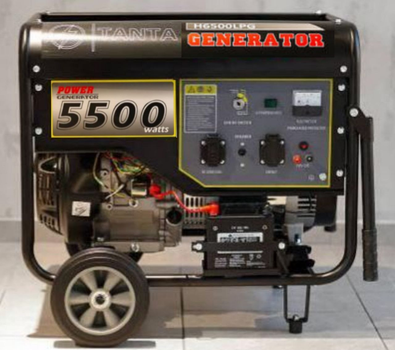 Генератор 5-5,5КВт Газ/Бензиновий однофазний TANTA H6500LPG Автозапуск