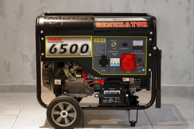 Генератор 6-6,5КВт (380) Газ/Бензиновий Трифазний TANTA H7500LPG Автозапуск