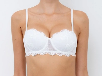Бюстгальтер балконет Lormar DELUXE(Б) 70B Білий