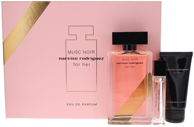 Zestaw damski Narciso Rodriguez For Her Musc Noir Eau De Parfum Spray Christmas Set 2022 (3423222055950)
