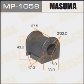 Втулки стабілізатора MASUMA MP1058 Toyota Avensis, Auris 4881805120, 4881812280