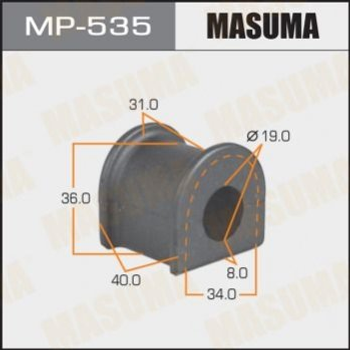 Втулки стабилизатора MASUMA MP535 Toyota Land Cruiser; Lexus GX 4881510090