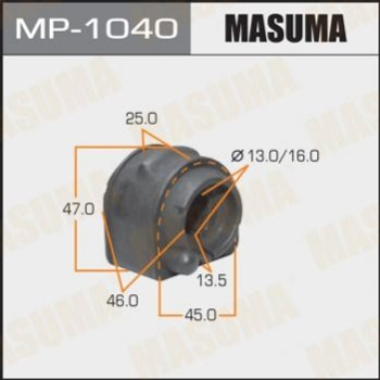 Втулки стабилизатора MASUMA MP1040 Mazda 3, 5 BP4K28156E, BBM428156, BBM428156A