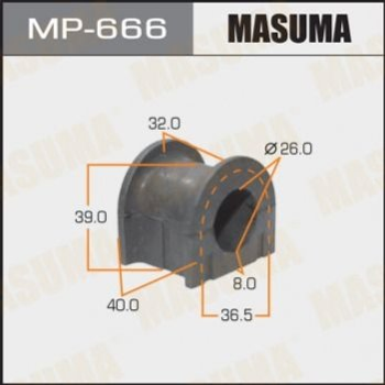 Втулки стабілізатора MASUMA MP666 Toyota Land Cruiser 4881535100