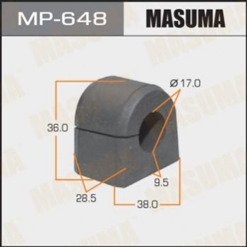 Втулки стабилизатора MASUMA MP648 Subaru Legacy, Impreza, Forester 21047GA670, 21047GA671