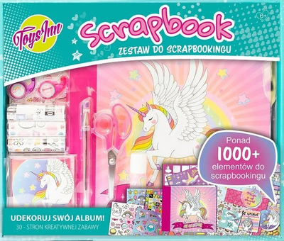 Zestaw do scrapbookingu Toys Inn kolorowy 1000+ elementow (5901583297007)
