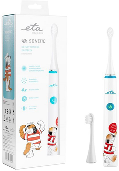Електрична зубна щітка ETA Sonetic Kids 070690000 блакитна (ETA070690000)