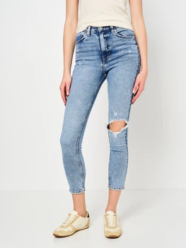 Джинсы Skinny женские H&M 0891630 32 Голубые (7000000000708)