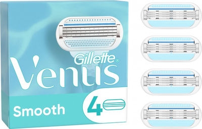 Одноразові станки для гоління Gillette Hoja Carg Venus Sensitive 4 шт (7702018567911 / 3014260262709)