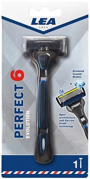 Станки для гоління зі змінним картриджем Lea Perfect 6 Blades + 1 Diamond Coated Blade (8410737003885)