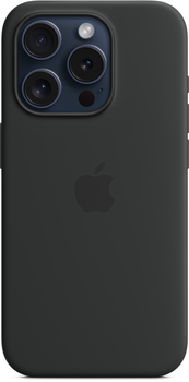 Etui Apple MagSafe Silicone Case do Apple iPhone 15 Pro Black (MT1A3)