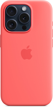 Панель Apple MagSafe Silicone Case для Apple iPhone 15 Pro Guava (MT1G3)
