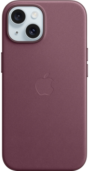 Панель Apple MagSafe FineWoven Case для Apple iPhone 15 Mulberry (MT3E3)