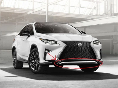 Накладка хром переднего бампера F-Sport Lexus RX 2015-2019 5312248080 для Lexus RX 2015-2019 (7061)