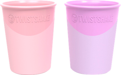Набір чашок Twistshake Pastel 6+ міс 170 мл х 2 шт Pink/Purple (7350083121141)