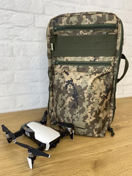 Тактичний рюкзак для дрону DJI mavic сумка для квадрокоптера 45*25*15 см, Чохол для Мавіка Піксель