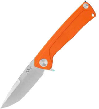 Нож складной ANV Knives Z100 Liner lock, G10, Plain Edge ANVZ100-015 Оранжевый (2000980604517)