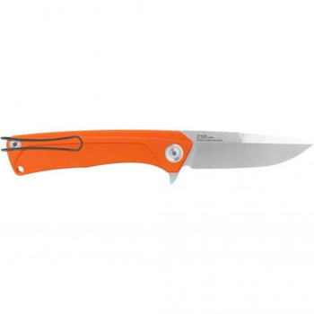 Нож складной ANV Knives Z100 Liner lock, G10, Plain Edge ANVZ100-015 Оранжевый (2000980604517)