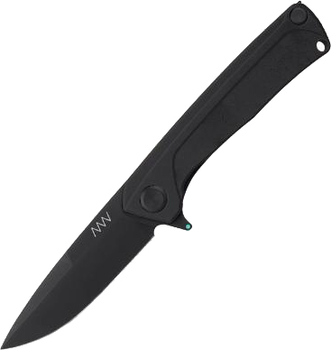 Нож складной ANV Knives Z100 DLC, Liner lock, G10, Plain Edge ANVZ100-021 Черный (2000980604531)
