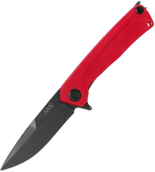 Нож складной ANV Knives Z100 DLC, Liner lock, G10, Plain Edge ANVZ100-025 Красный (2000980604555)