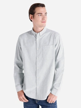 Рубашка хлопковая мужская Colin's CL1064631GRN S Green (8683197779731)