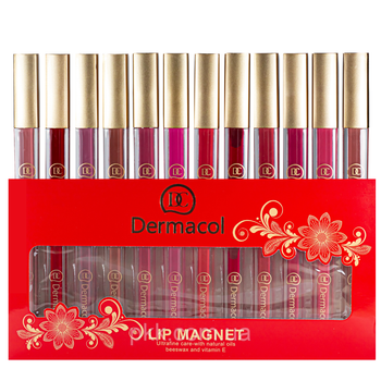 Набор жидких помад для губ Lip Magnet 12 шт Dermacol (kos0001283)