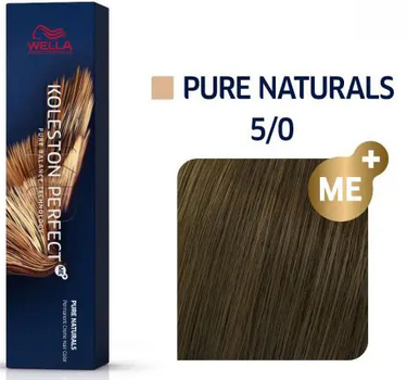 Farba do włosów Wella Professionals Koleston Perfect Me+ Pure Naturals 5/0 60 ml (8005610626215)