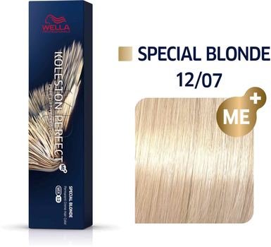 Farba do włosów Wella Professionals Koleston Perfect Me+ Special Blonde 12/07 60 ml (8005610654546)