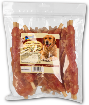 Przysmak dla psa Hilton filet z kurczaka na patyku 500 g (5902205065530)