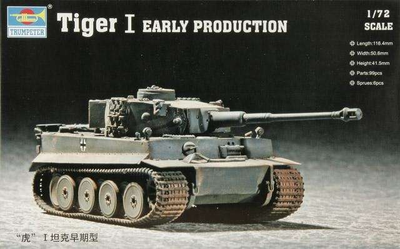 Model do sklejania i pomalowania Trumpeter Tiger I Ausf.E early (MTR-07242)