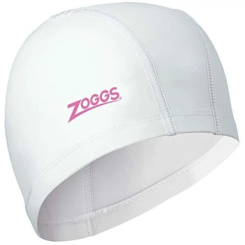 Шапочка для плавання Zoggs Nylon-Spandex PU Coated Cap White one size (465034.WHPK)