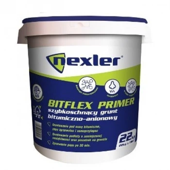 Быстросохнущий битумно-анионный грунт NEXLER Bitflex Primer 22 кг