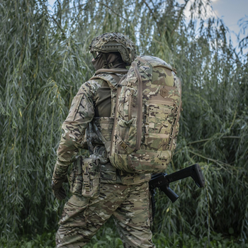 Тактичний рюкзак (36 л) M-Tac Small Gen.III Elite Multicam з жорсткою спинкою та місцем для гідратора