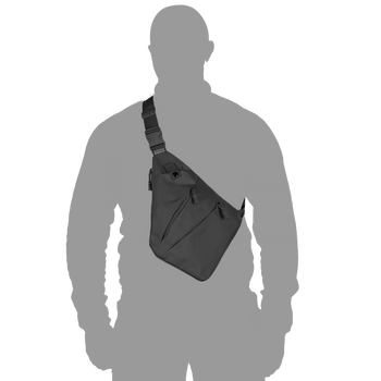 Тактична сумка Cobra Чорна Camotec розмір 32 х 25