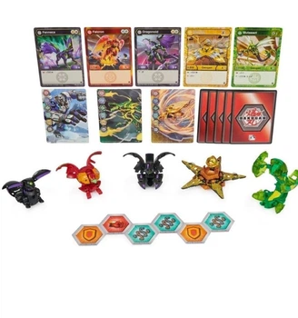 Бакуган Геоган Восходящий набор Bakugan Geogan Rising Brawler 5-Pack, Mutasect and Stardox and 3 Bakugan Spin Master