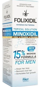Лосьйон проти випадіння волосся Folixidil Minoxidil medical 15% 50 мл (8032706442831)