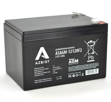 Аккумуляторная батарея Super AGM AZBIST ASAGM12120F2 12V 12Ah