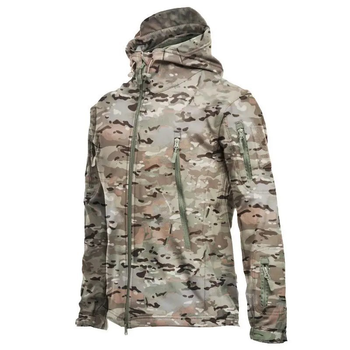 Куртка тактическая Soft Shell (мультикам) (XL)
