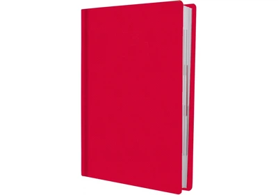 Ежедневник недатированный Economix Cabinet Square А5 320 страниц красный (O25438-03)