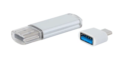 Флешка Флеш пам'ять USB 2.0 Pendrive 64 gb + перехідник type c