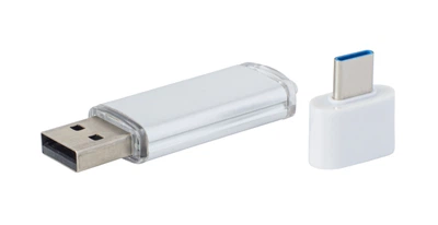 Флеш пам'ять USB 2.0 флешка Pendrive 16 gb + перехідник type c