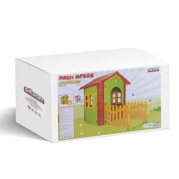Игровой домик Pilsan 172x112x131 см Серо-красный 000231852