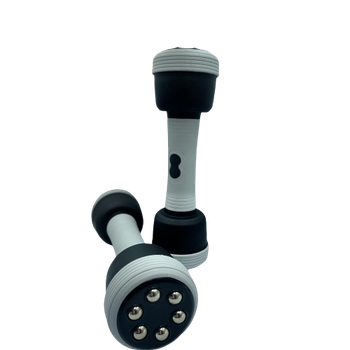 Гантели с изменяемым весом и функцией массажа Swan Fit Massage Dumbbells разборные женские для фитнеса Черный с серым